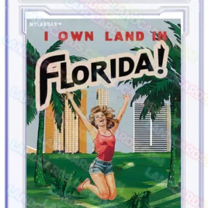 Mylandar - Vintage Land Card Woman Cheering